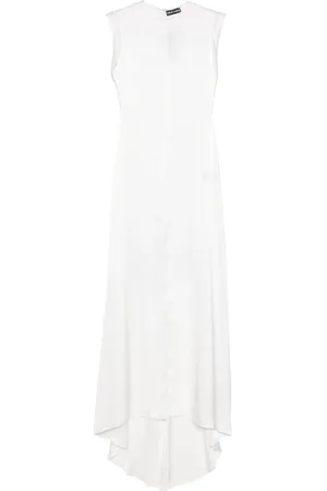 DAVID KOMA Satijnen blouse met col