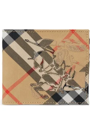 Burberry EKD geruite portemonnee