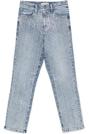 DKNY Jeans met logo van stras
