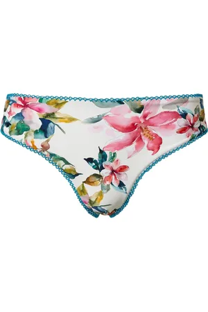 Twin-Set Brazilian bikinislip met bloemenprint