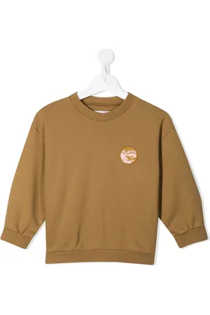 REJINA PYO Sweater met logopatch