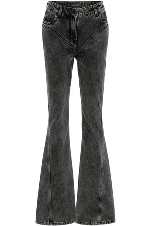 MUGLER Flared jeans met wassing