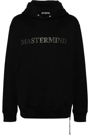 MASTERMIND Katoenen hoodie met logo van stras