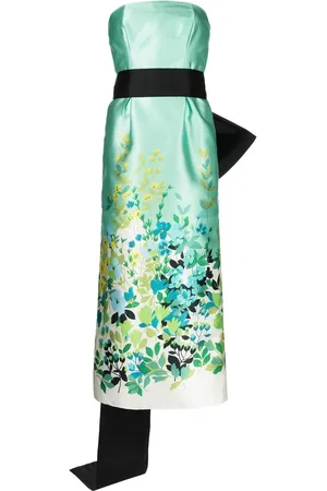 Bambah Avondjurk met strikdetail