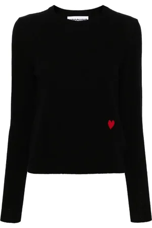 Moschino Trui met hartpatroon