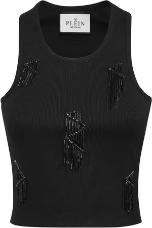 Philipp Plein Tanktop met franje