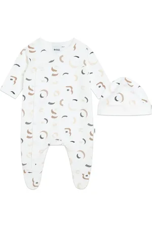 HUGO BOSS Pyjama van biologisch katoen met logoprint