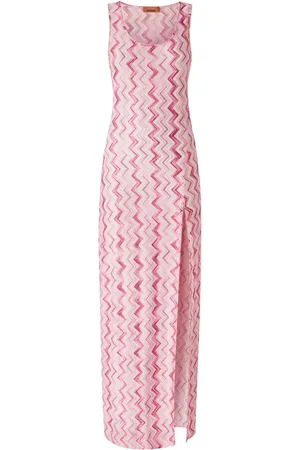 Missoni Strandjurk met zigzag patroon