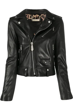 Philipp Plein Bikerjack met rits