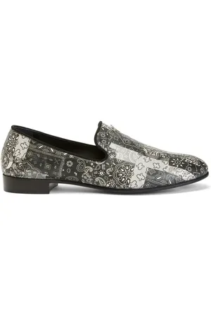 Giuseppe Zanotti Gipsy Lewis loafers met bandanaprint