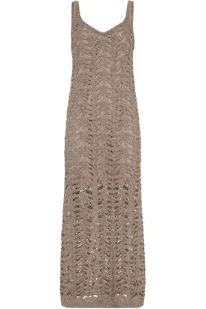Brunello Cucinelli Jurk met kant