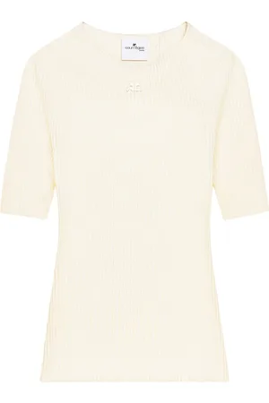 Courrèges Solar geribbelde trui