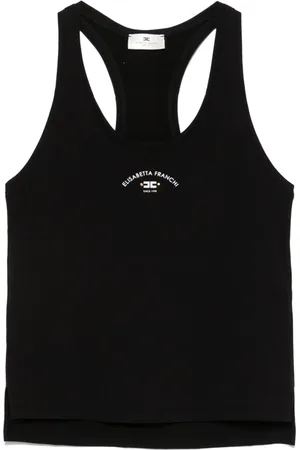 Elisabetta Franchi Tanktop met logoprint