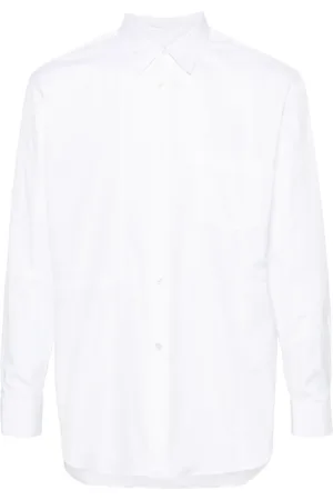 Comme des Garçons Katoenen overhemd met vlakken