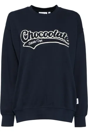 Chocoolate Sweater met geborduurd logo