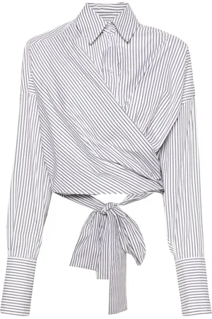 Viktor & Rolf Cropped gestreept shirt
