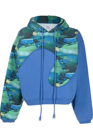 ERL Hoodie met abstracte print