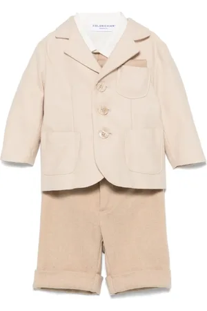 COLORICHIARI Jack met enkele rij knopen, shirt en broek