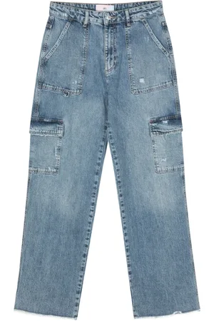 Chiara Ferragni Straight jeans met geborduurd logo