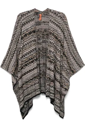 Missoni Cape met zigzag patroon