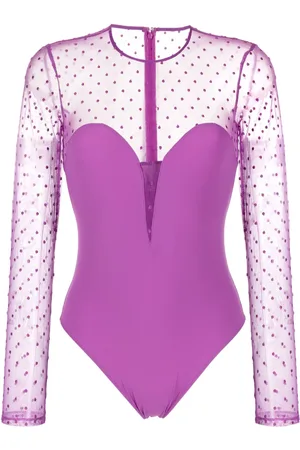 FLEUR DU MAL Dotty body met watervalhals