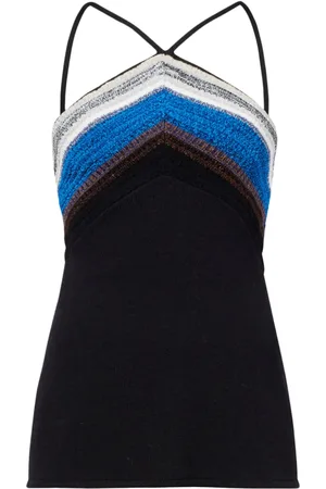 Proenza Schouler Bella tanktop met gehaakt detail