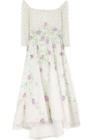 Saiid Kobeisy Jurk met tulen detail