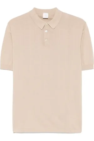 ELEVENTY Fijngebreid poloshirt