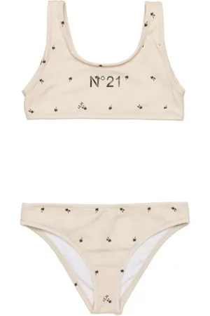 Nº21 Bikini met palmboomprint