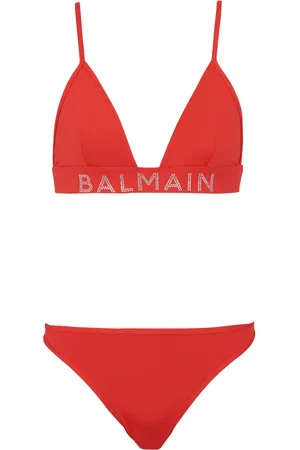 Balmain Bikini verfraaid met logo