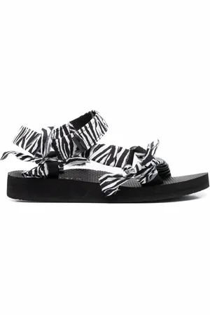 Arizona Love Trekky sandalen met zebraprint