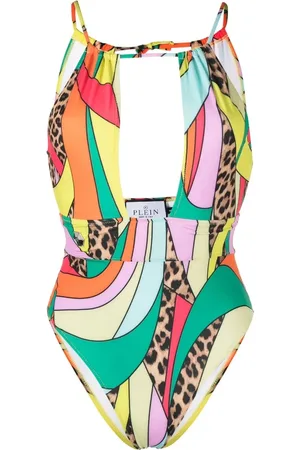 Philipp Plein Monokini met patchwork