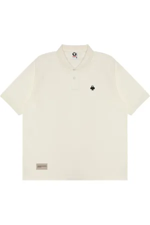 A Bathing Ape Katoenen poloshirt met logo