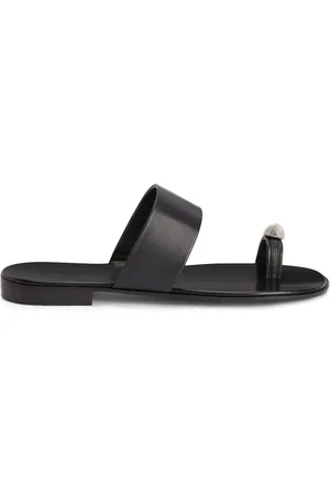 Giuseppe Zanotti Norbert leren slippers