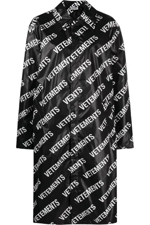 Vetements Mantel met logoprint