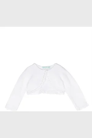 Abel & Lula Cropped vest met gehaakte afwerking