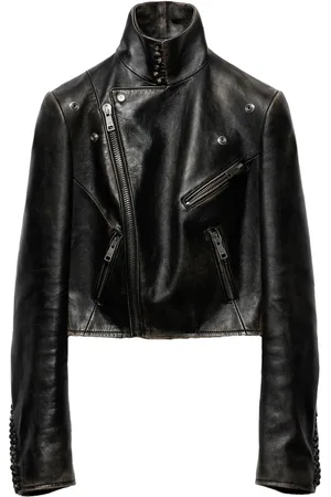 Prada Leren bikerjack