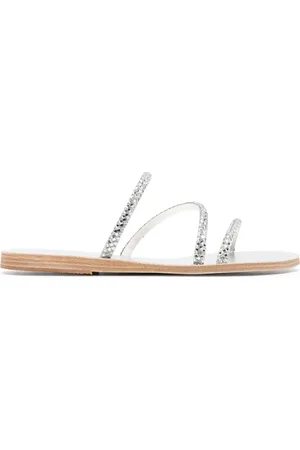 Ancient Greek Sandals Polytimi sandalen verfraaid met kristallen