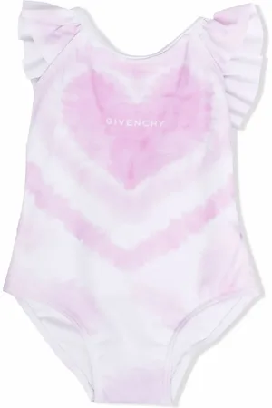 Givenchy Badpak met ruches en hartprint