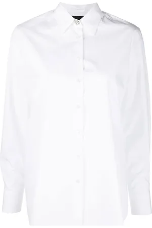 Philipp Plein Blouse met kristallen doodskop