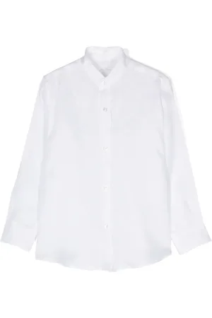 Mariella Ferrari Slub shirt met bandkraag