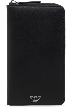 Emporio Armani Portemonnee met logoplakkaat