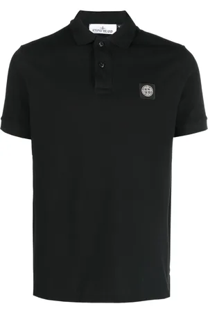 Stone Island Poloshirt met geborduurd logo