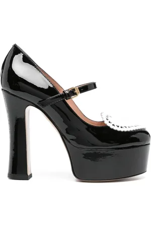 Moschino 125 mm pumps met hartpatch