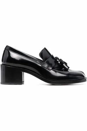 Maison Margiela Tabi leren loafers met kwastjes