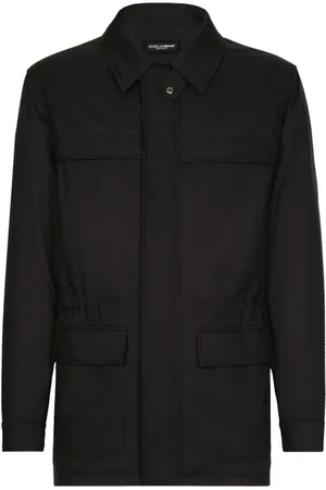 Dolce & Gabbana Jas met elastische taille en logopatch