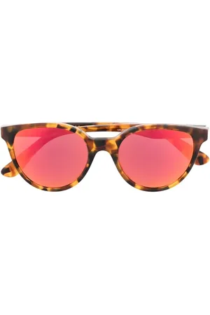 VERSACE Zonnebril met rond montuur