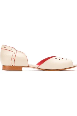 Sarah Chofakian Leren sandalen