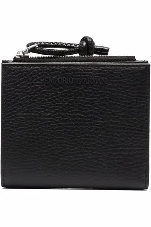 Emporio Armani Leren portemonnee