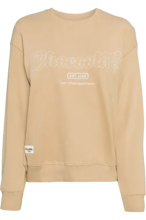 Chocoolate Sweater met geborduurd logo